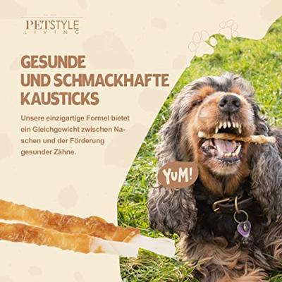PETSTYLE LIVING GEDRAAIDE STICK MET KIP - thumbnail