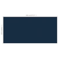 VidaXL Zwembadfolie solar drijvend 450x220 cm pe zwart en blauw - thumbnail