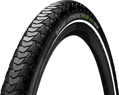 Continental econtact plus 20x2.00 zwart, reflectie. e-bike stad + cargo band.