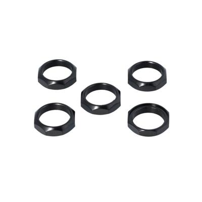 Unbranded Hzb balhoofdmoer 1-1/8 inch / 25.4 mm oversized zwart 5 stuks 6500052