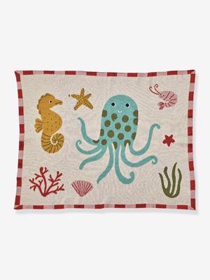 Gebreide deken voor baby CORAL OCEAN RICE beige
