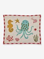 Gebreide deken voor baby CORAL OCEAN RICE beige - thumbnail