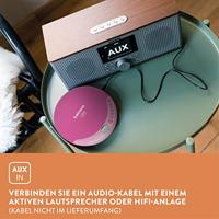Lenco Draagbare CD-speler met oplaadfunctie Roze - CD-011PK - thumbnail