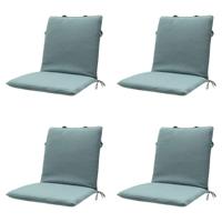 Stapelstoelkussen zilver eco nature buitenafwerking 97x49 (4 stuks) Madison - Madison - thumbnail