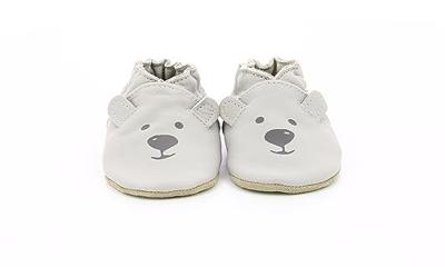 Sloffen Soft Soles Sweety Bear ROBEEZ© lichtgrijs