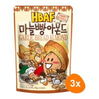 HBAF - Garlic Bread Almond - 3x 120g - thumbnail