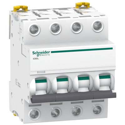 Schneider Electric A9F94463 A9F94463 Zekeringautomaat 63 A 400 V Schneider Electric A9F94463 A9F94463 Zekeringautomaat 63 A 400 V