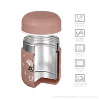 Kleine geïsoleerde lunchbox - MONBENTO - Luchtdichte lunchbox - Houdt eten tot 5 uur warm/vers - MB Capsule Fox - thumbnail
