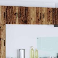 Keukenwandkasten 2 pcs Oudhout 60 x 31 x 40 cm Bewerkt hout - thumbnail