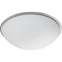 LED Plafondlamp - Plafondverlichting - Trion Balbo - E27 Fitting - 1-lichts - Rond - Mat Nikkel - Aluminium - thumbnail