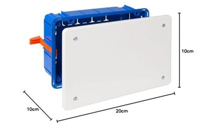 Registratiekast Solera 5363gw 164 x 106 x 47 mm Inbedbaar