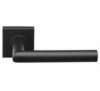 Formani LB2-19BSQR53 BASICS deurkruk op rozet mat zwart - thumbnail
