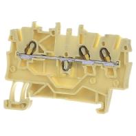 WAGO 2000-1306 Doorgangsklem 3.50 mm Spanveer Geel 100 stuk(s)