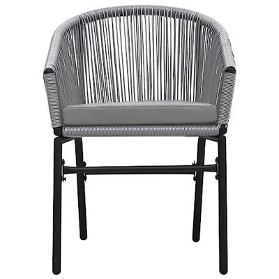 5-delige Tuinset grijs