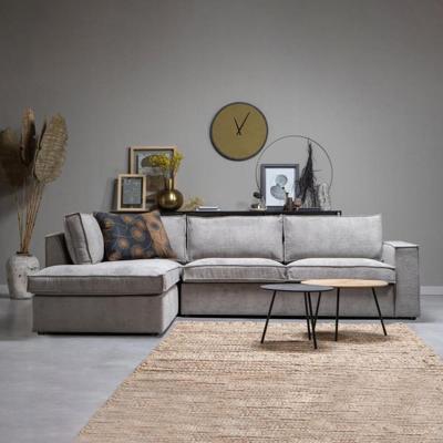 WOOOD Hoekbank 'Thomas' Links, kleur Groengrijs