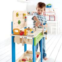 Hape houten werkbank - thumbnail