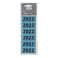 Rugetiket elba 2022 57x25mm blauw - thumbnail