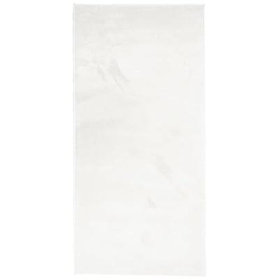 Vloerkleed OVIEDO laagpolig 100x200 cm crèmekleurig