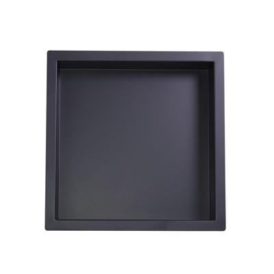 Inbouwnis BWS Elegance 30x30x7 cm Mat Zwart Inbouwnis BWS Elegance 30x30x7 cm Mat Zwart