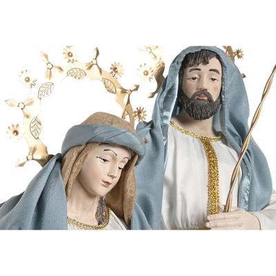 Kerststal set Home ESPRIT Blauw Wit 48 x 28 x 90 cm
