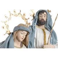 Kerststal set Home ESPRIT Blauw Wit 48 x 28 x 90 cm - thumbnail