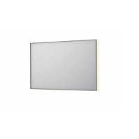 Spiegel INK SP32 120x4x80 cm Incl. Indirect LED-Verlichting Rondom en Spiegelverwarming Geborsteld RVS - thumbnail