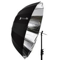 Interfit 65" (165cm) Silver Parabolic Umbrella - thumbnail