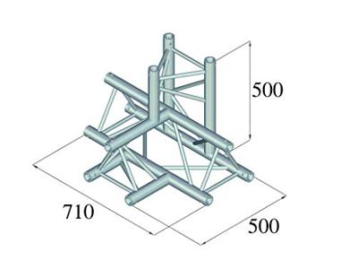 Alutruss 6082AT-42 Kruis - thumbnail