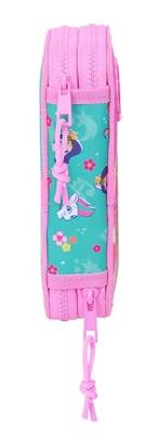 Dubbele etui My Little Pony Magic Roze Turkoois 12.5 x 19.5 x 4 cm 28 Onderdelen