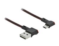 Delock USB-kabel USB 2.0 USB-A stekker, USB-micro-B stekker 2.00 m Zwart 85273 - thumbnail