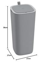 EKO afvalbak met sensor morandi 30 l grijs - thumbnail