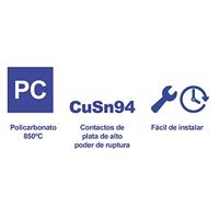 Schakelaar Solera mur02u 7,4 x 7,2 x 2,8 cm - thumbnail