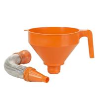 PRESSOL trechter plastic funnel 160mm sb flex. external +strainer - thumbnail