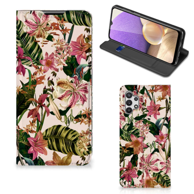 Samsung Galaxy A32 5G Smart Cover Flowers Samsung Galaxy A32 5G Smart Cover Flowers