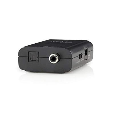 Nedis Digitale audio converter - 2-weg - S/PDIF (RCA) aansluiting/TosLink bus - 2x RCA bus - 1.80 m - ABS - antraciet