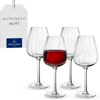Villeroy & Boch Rose Garden Rode wijnglas 4 stuks - thumbnail