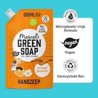 Marcel&apos;s Green Soap Handzeep sinaasappel & jasmijn 500ml navulzak - thumbnail