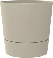 elho plantenbak foss rond d25 h24cm Paddenstoel beige - thumbnail