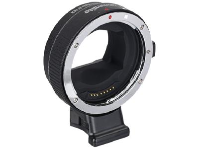Commlite Electronic AF lens mount adapter from EF lens to E-Mount Camera zwart