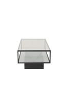 Nohr Salontafel 'Sheema' Glas, 130 x 60cm, kleur Zwart - thumbnail