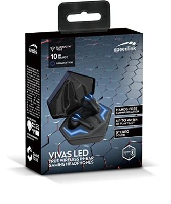 Speedlink VIVAS LED Gaming True Wireless In-Ear Headphones - Zwart