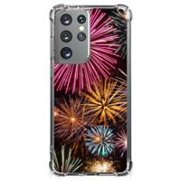 Samsung Galaxy S21 Ultra Anti Shock Bumper Case Vuurwerk - thumbnail