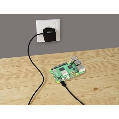 VOLTCRAFT VC-15304175 Stekkernetvoeding, vaste spanning 5.1 V/DC, 9 V/DC, 12 V/DC, 15 V/DC 5 A 27 W Geschikt voor Raspberry Pi