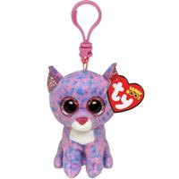 Ty Beanie boo's clip cassidy cat, 7cm - thumbnail