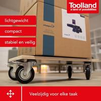 Velleman QT111 QT111 Transportroller Laadvermogen (max.): 400 kg 575 mm x 300 mm Aantal rollers 4 - thumbnail