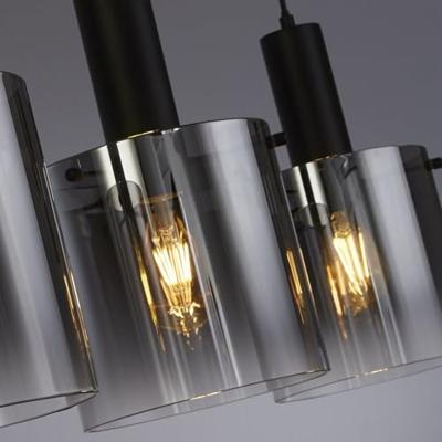 Searchlight Zwarte hanglampSweden 4-lichts - 88910-4BK