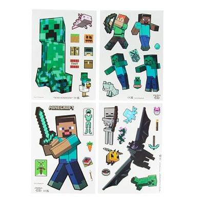 Minecraft Herbruikbare raamstickers Minecraft Herbruikbare raamstickers