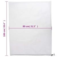 VidaXL Plantenhoezen met trekkoord 8 st 70 g/m² 0,8x1 m - thumbnail