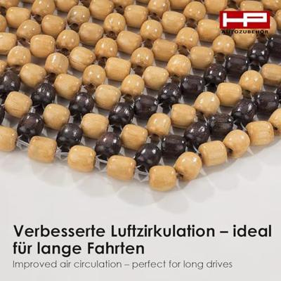 HP Autozubehör Stoelverkoeling 0323212 Hout, Bruin - thumbnail
