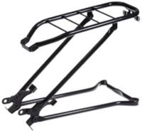 Steco Bagagedrager met klapstandaard 28 inch staal zwart - thumbnail